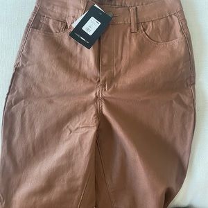 Brown Leather Pants